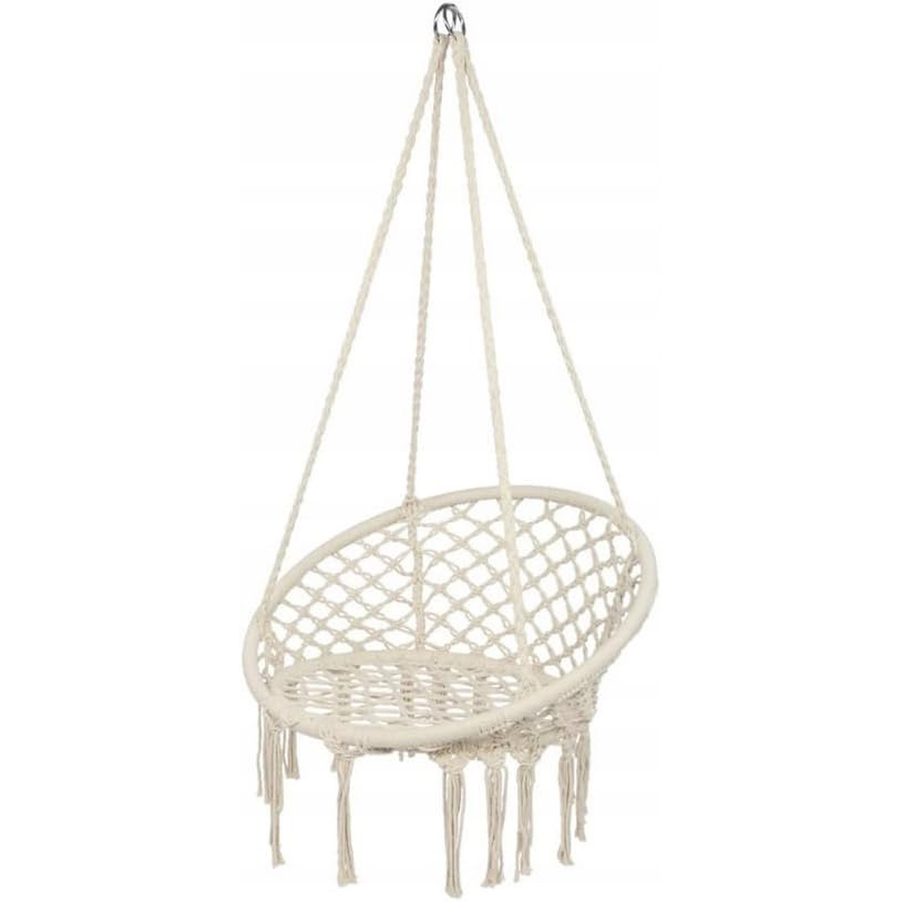 Macrame Hanging Swing Chair - Image 6