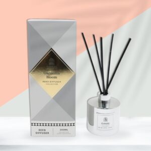 Alternative view of Fumare Reed Electroplating Glass Diffuser 200ml - Gardenia Bloom