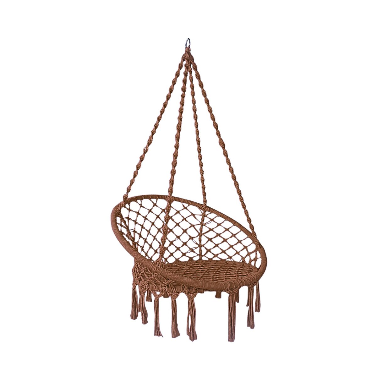 Macrame Hanging Swing Chair - Image 4