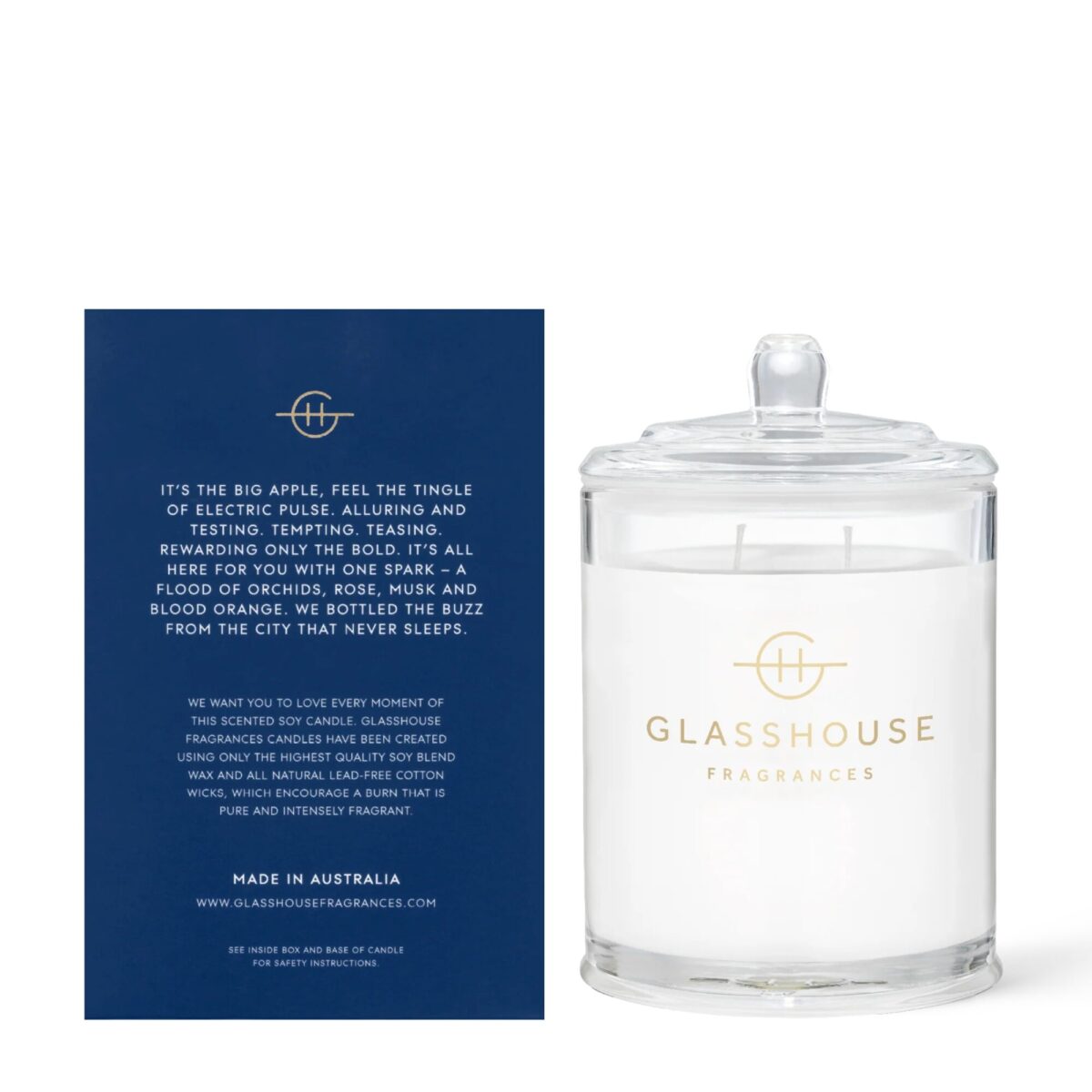Glasshouse Triple Scented Soy Candle 380g - I'll Take Manhattan - Image 3