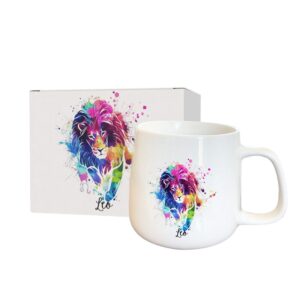Alternative view of Designed Zodiac Ceramic Mug 315ml – Leo