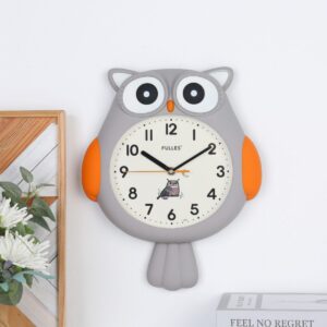 Alternative view of Wall Clock - Owl