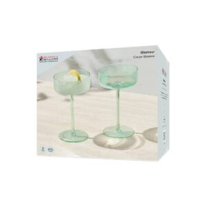 Alternative view of Maxwell & Williams Glamour Coupe Glass Set of 2 Gift Boxed
