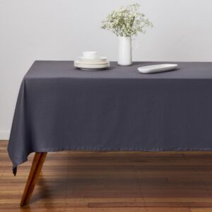 Alternative view of Maxwell & Williams Cotton Classics Rectangular Tablecloth Slate