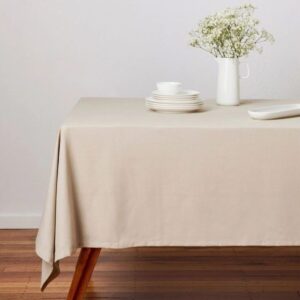 Alternative view of Maxwell & Williams Cotton Classics Rectangular Tablecloth Pebble
