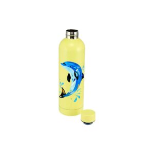 Alternative view of Maxwell & Williams Pete Cromer Ozzie Ocean Double Wall Insulated Bottle 750mL Dolphin Gift Boxed