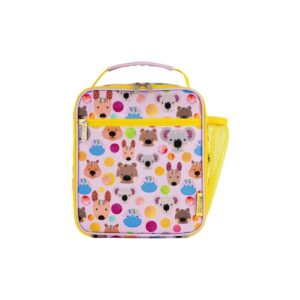 Maxwell & Williams Kasey Rainbow Critters Insulated Children's Lunch Bag Pink