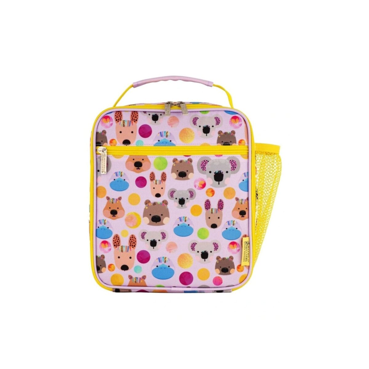 Maxwell & Williams Kasey Rainbow Critters Insulated Children's Lunch Bag Pink