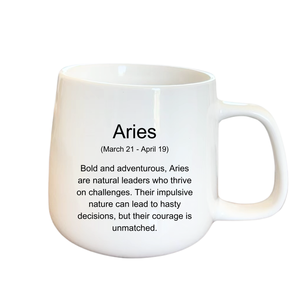 Designed Zodiac Ceramic Mug 315ml - Aries - Image 4