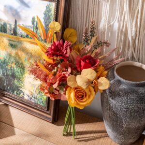 Alternative view of Artificial Flower Bouquet - Autumn Posy 44cm