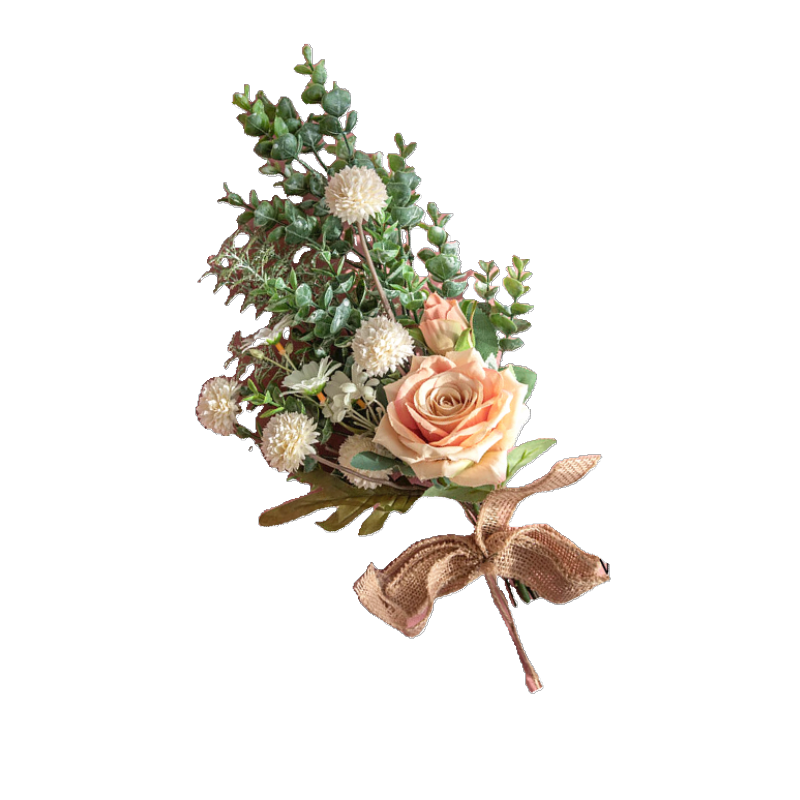 Artificial Flower Bouquet - Rose & Dandelion 39cm