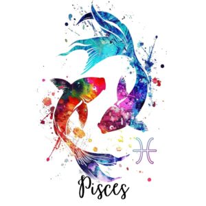 Alternative view of Designed Zodiac Stainless Vacuum Insulated Drinking Bottle 500ml - Pisces