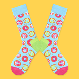 Alternative view of Paired Socks - Sweet Donuts
