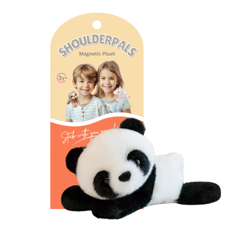 Magnetic Shoulder Pals Plush Toy 16cm - Panda