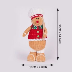 Alternative view of Knitted Standing Gingerbread Man