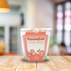 Alternative view of Aromart Glass Scented Candle – Passionfruit