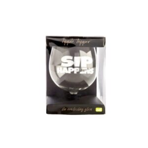 Tipple Topper Wine Glass - Sip Happens