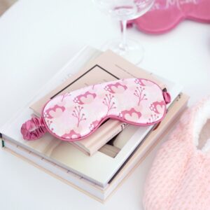 Alternative view of Splosh Pattern Satin Eye Mask